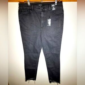 express NWT high rise ankle legging jeans 12 $80 black